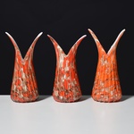 3 Fratelli Toso Vases, Leslie Pina Collection, Priced Each